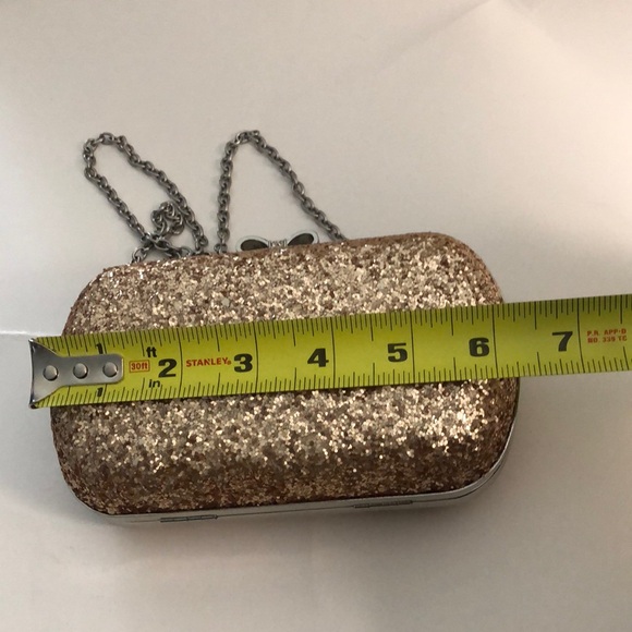 Claire's Gold Glamorous Clutch - Picture 6 of 7